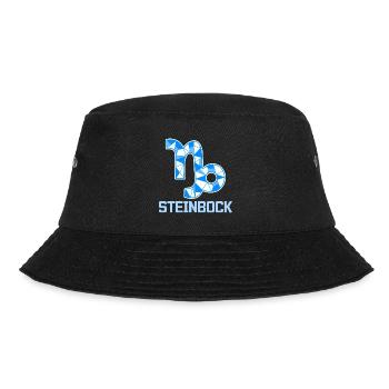Tierkreiszeichen Spruch Steinbock Astronomie - Bucket Hat - Schwarz - Vorne - Lela (165cm)