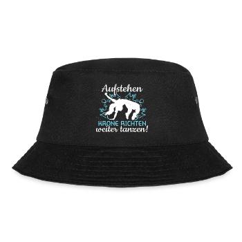 Weiter tanzen! - Tänzerin Tänzer Tanzen - Bucket Hat - Schwarz - Vorne - Lela (165cm)
