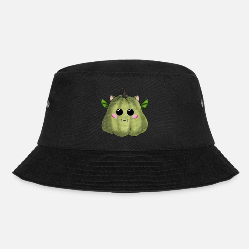 Vert citrouille d’Halloween - Bob - noir