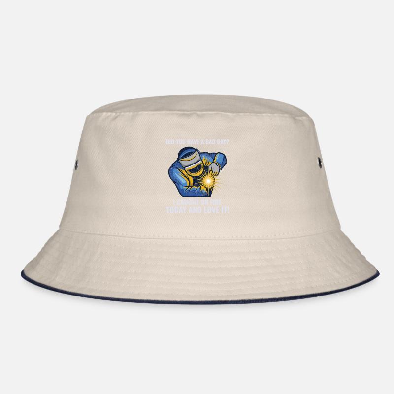 Welding Welder Metal Construction Ironworker Funny Bucket Hat