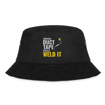 Welding Welder Metal Construction Ironworker - Bucket Hat - black - Front - Lela (165cm)