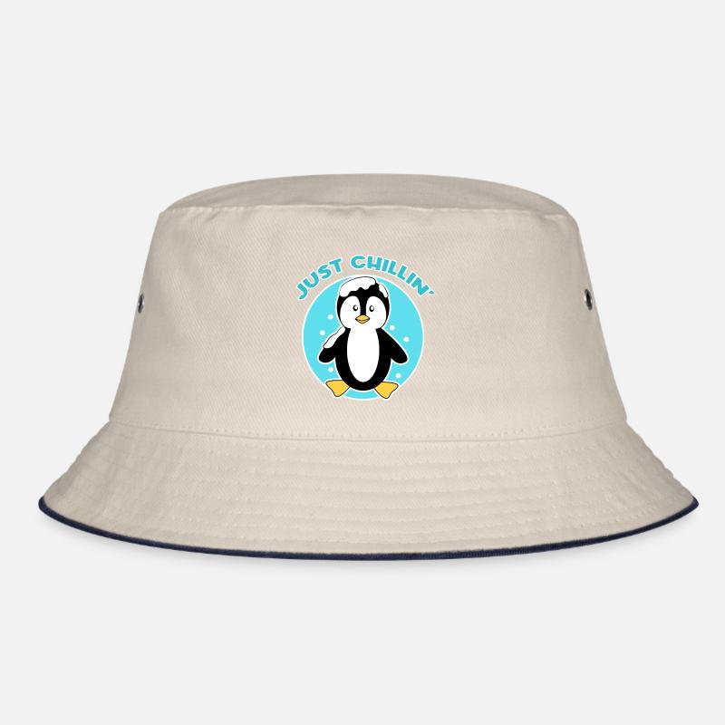 Pinguin Statement Eis Kalt Vogel Schnee Tier Bucket Hat