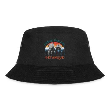 J can not J have vintage petanque - Bucket Hat - black - Front - Lela (165cm)