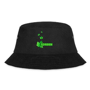 Torben - Bucket Hat - Schwarz - Vorne - Lela (165cm)
