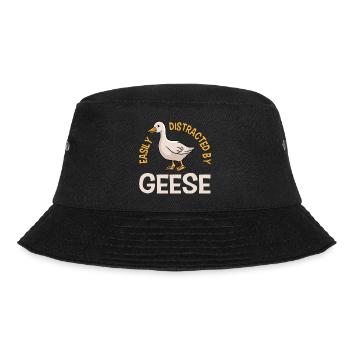 Distrait par les oies, mignonne Dandling Goose - Bob - noir - Devant - Lela (165cm)