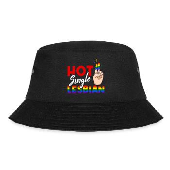 Hot Single Lesbian LGBTQ Lesbian Pride, CSD Pride - Bob - noir - Devant - Lela (165cm)