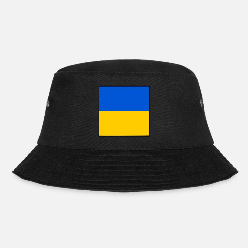 UKRAINE DRAPEAU UKRAINIEN - Bob - noir