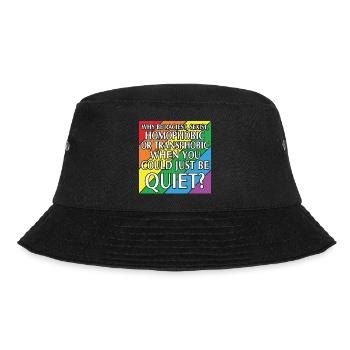 LBGT Flag Gay Pride Human pourrait juste être tranquille - Bob - noir - Devant - Lela (165cm)