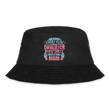 Mutter Tochter Beste Freunde Kind - Bucket Hat - Schwarz - Vorne - Lela (165cm)
