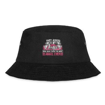Daughter Mother Birthday Gift - Bucket Hat - black - Front - Lela (165cm)