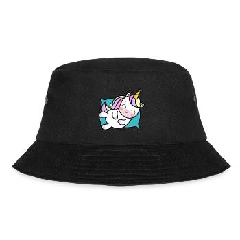 Licorne sur oreiller idée cadeau mignon - Bob - noir - Devant - Lela (165cm)