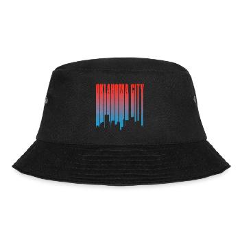 Oklahoma City Skyline Gradient - Bucket Hat - Schwarz - Vorne - Lela (165cm)