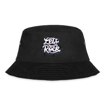 Let's Rock - Bucket Hat - black - Front - Lela (165cm)