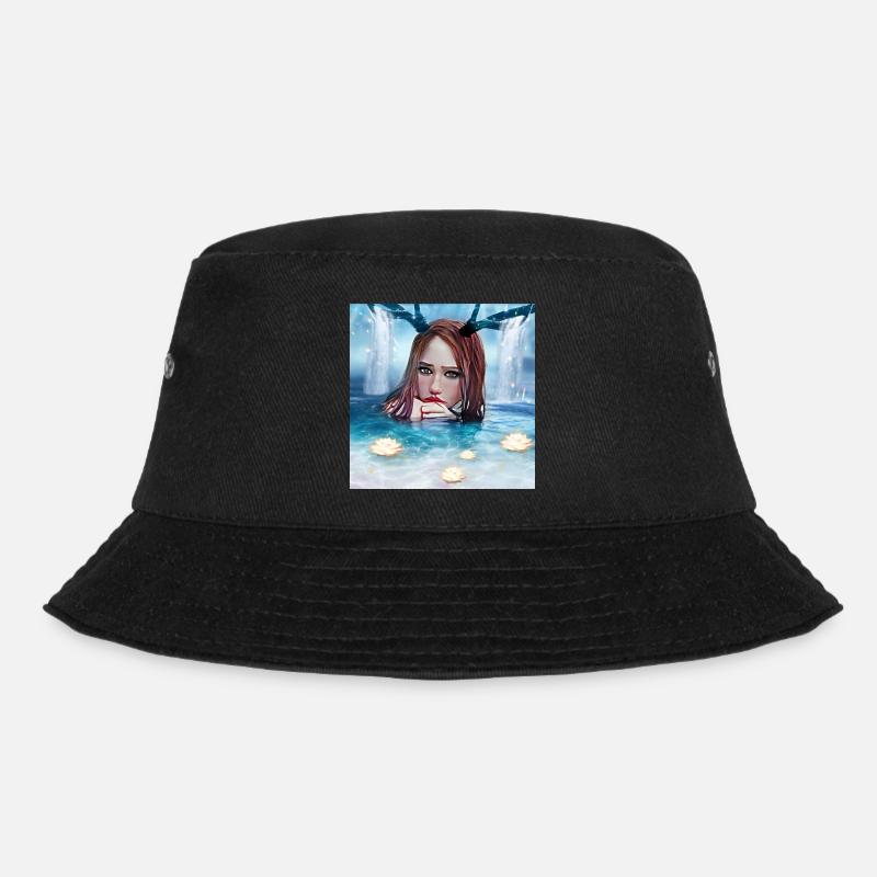 Nymph - Bucket Hat - black