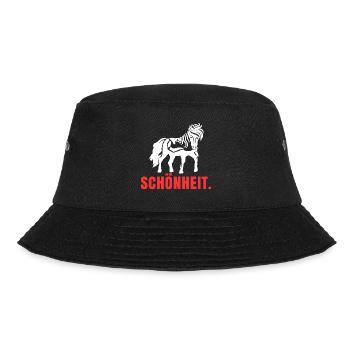 Cool Islandpferde Statement Spruch Isländer Pferde - Bucket Hat - Schwarz - Vorne - Lela (165cm)