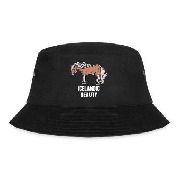 Chevaux islandais Cool Horse Statement Fan de chevaux - Bob - noir - Devant - Lela (165cm)