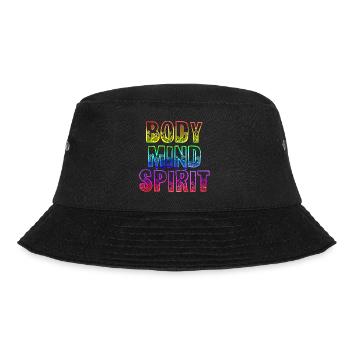 Yoga 9 Body Mind Spirit - Bucket Hat - black - Front - Lela (165cm)
