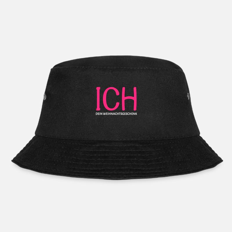 Ich Dein Weihnachtsgeschenk - Bucket Hat - Schwarz