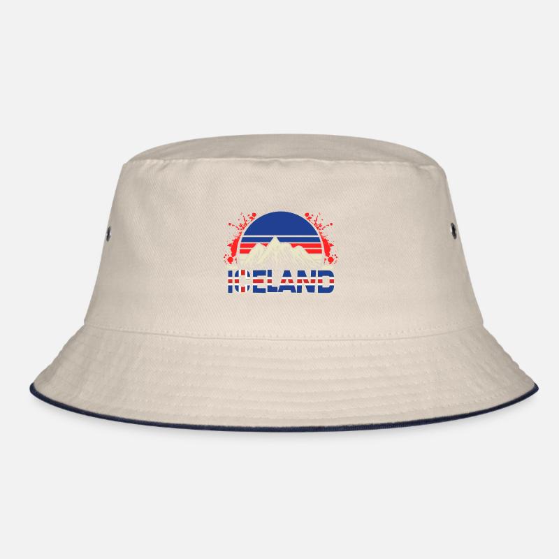 Island Isländer Fahne Bucket Hat