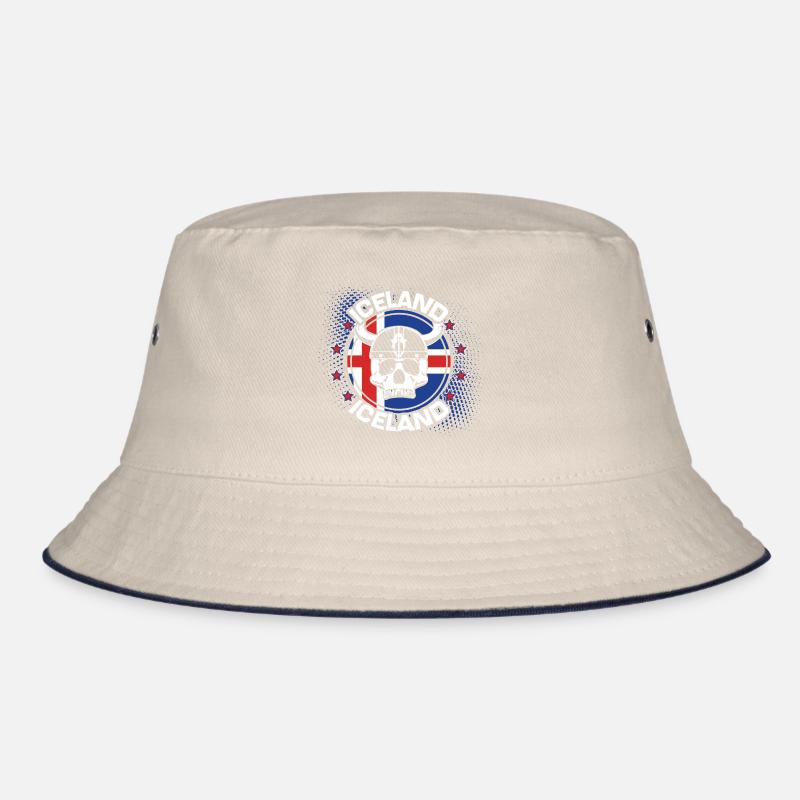 Island Vulkan Republik Geschenkidee Bucket Hat