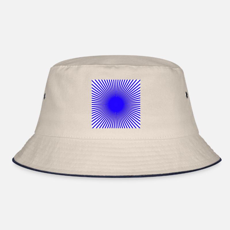 Blue Disc Bucket Hat