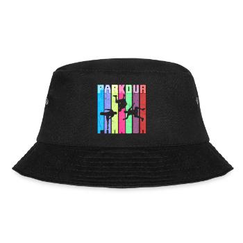 Parkour Freerunner Traceur Le Parcour parkourshirt - Bucket Hat - black - Front - Lela (165cm)