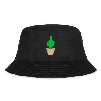 Cactus friendly. - Bucket Hat - black - Front - Lela (165cm)