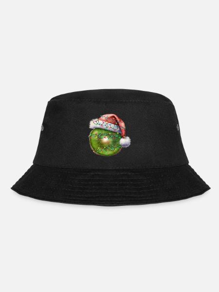 christmas Kiwi - Bucket Hat - Schwarz