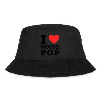 I love noise pop - Bucket Hat - black - Front - Lela (165cm)