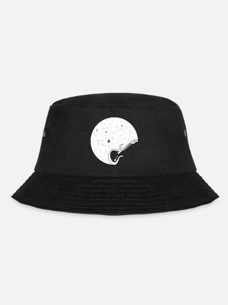 Guitar StarryNight - auf dunkel - Bucket Hat - Schwarz