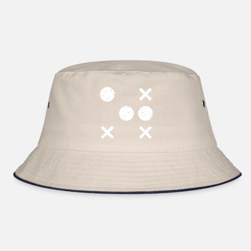 Tic Tac Toe Retro Bucket Hat