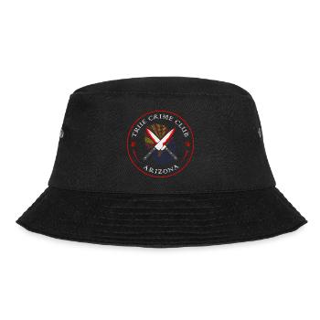 True Crime Club Arizona, Murderino Murder Show - Bucket Hat - Schwarz - Vorne - Lela (165cm)