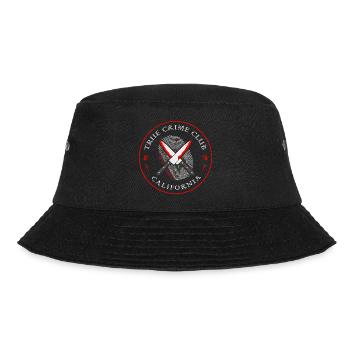 True Crime Club California, Murderino Murder Show - Bucket Hat - Schwarz - Vorne - Lela (165cm)