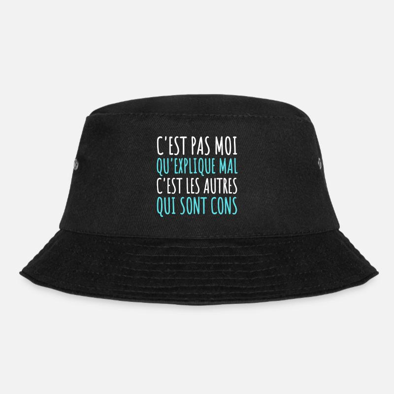 C'est pas moi qui explique mal humour homme cadeau - Bob - noir