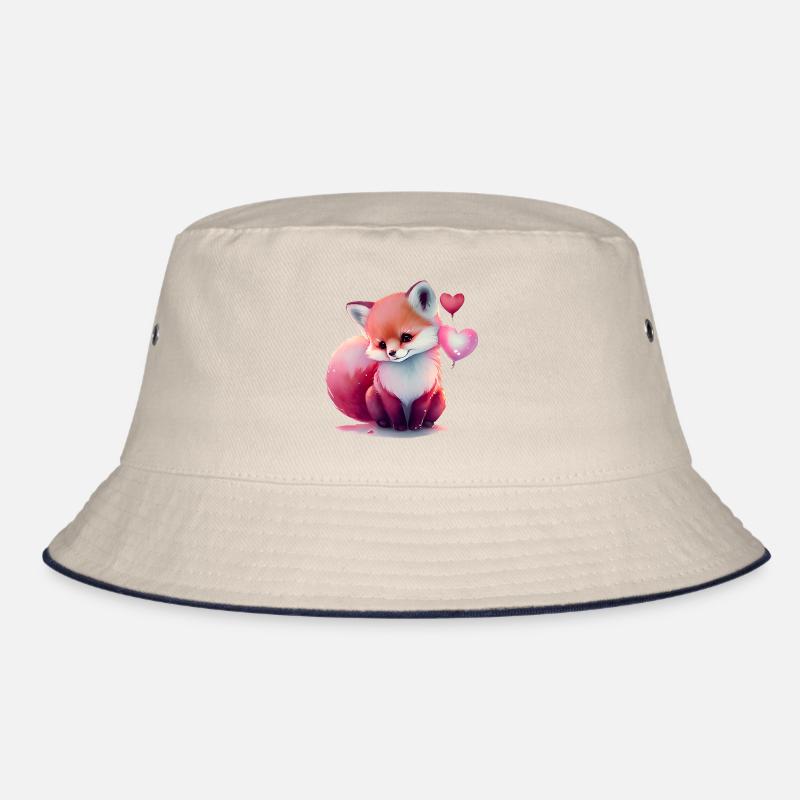 Fuchs Valentinstag Geschenk Bucket Hat