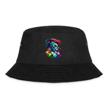 Würfel-Troll: Eine Legende von LoL - Bucket Hat - Schwarz - Vorne - Lela (165cm)