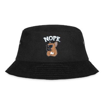 Nope. Paws Animal Dog Design For Paw Owners Claws - Bucket Hat - Schwarz - Vorne - Lela (165cm)