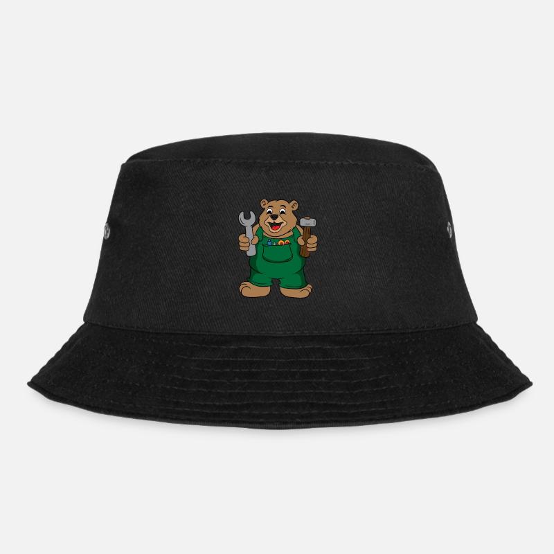 Papa Bear Fix Menuiserie Papa Papy Papa Parenting - Bob - noir