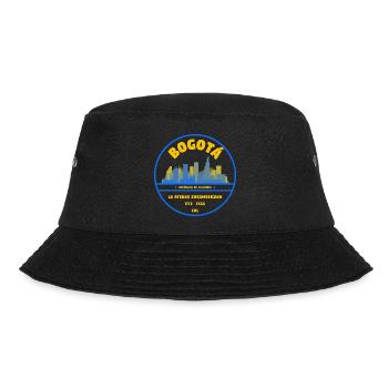 Bogotá Skyline Emblem - Bucket Hat - Schwarz - Vorne - Lela (165cm)