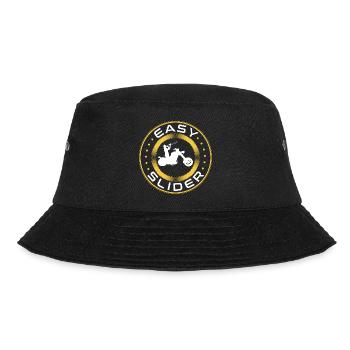 Trombone Player Biker Easy Slider Funny Trombonist - Bucket Hat - Schwarz - Vorne - Lela (165cm)