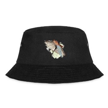 japanischer Sonnenschirm und Burunduk - Bucket Hat - Schwarz - Vorne - Lela (165cm)