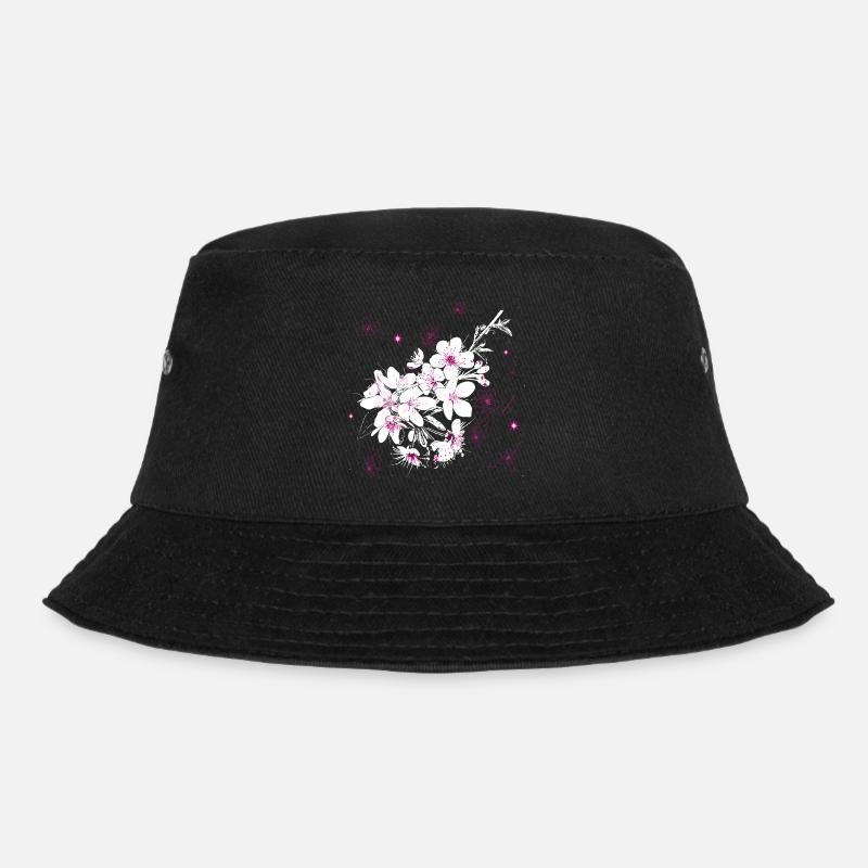 Printemps Sakura en fleurs de cerisier - Bob - noir