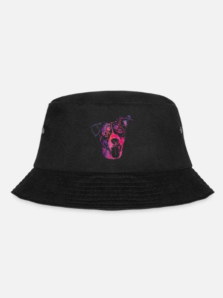 Abstract Paws Animal Dog Design For Paw Owners - Bucket Hat - black