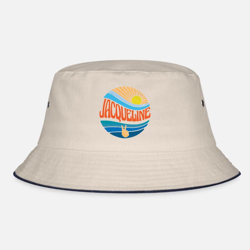 Jacqueline Shirt Vintage Sunset Jacqueline Groovy Bucket Hat