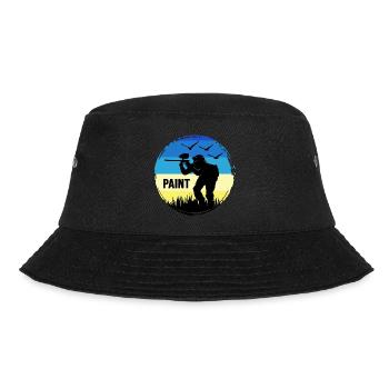 Paintball Paintball Player Gotcha-world - Bucket Hat - black - Front - Lela (165cm)