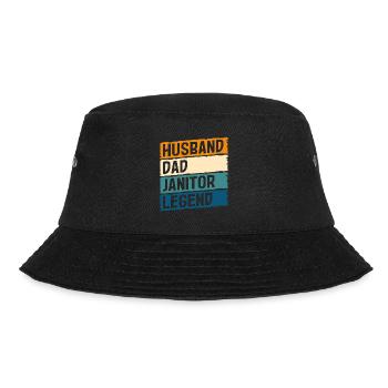 Caretaker garbage - Bucket Hat - black - Front - Lela (165cm)