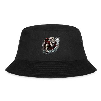 Anime Moses Prophet Teilung des Meeres - - Bucket Hat - Schwarz - Vorne - Lela (165cm)