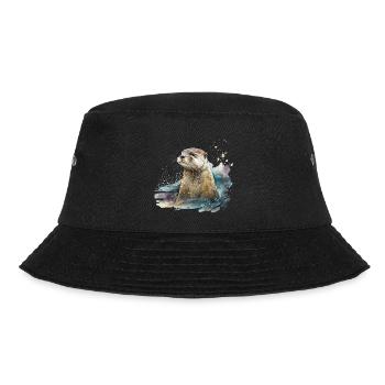 Otter - Bucket Hat - Schwarz - Vorne - Lela (165cm)