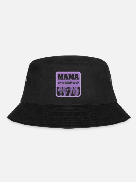 1970 - Bucket Hat - Schwarz