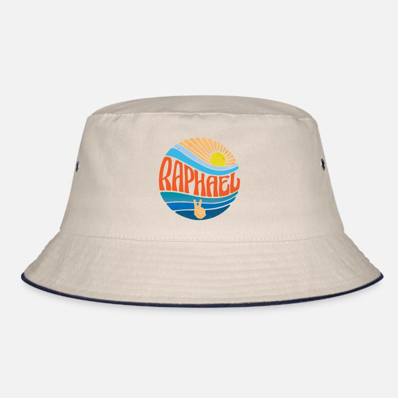 Raphael Shirt Vintage Sunset Raphael Groovy Tie Bucket Hat